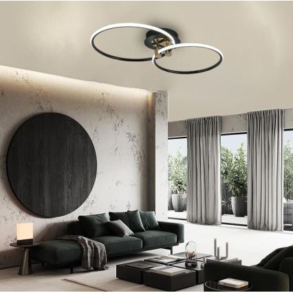 Dimmbare LED-Deckenleuchte LED/48W/230V 3000-6500K + Fernbedienung