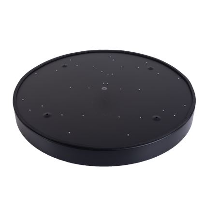 Dimmbare LED-Deckenleuchte LED/50W/230V 3000-6500K d 50 cm schwarz + Fernbedienung