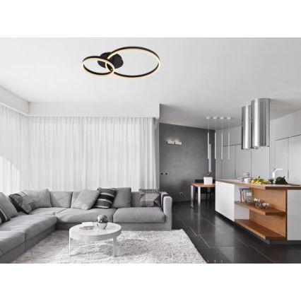 Dimmbare LED-Deckenleuchte LED/55W/230V 3000-6500K + Fernbedienung