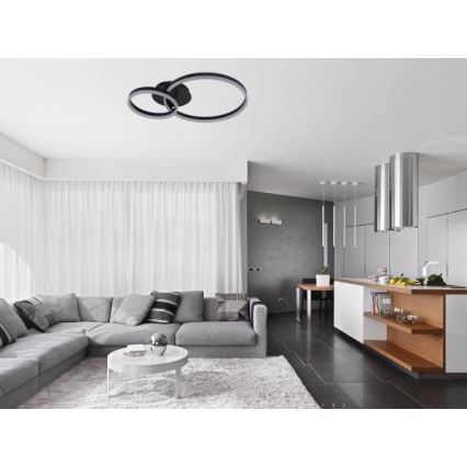 Dimmbare LED-Deckenleuchte LED/55W/230V 3000-6500K + Fernbedienung