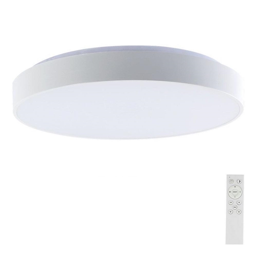 Dimmbare LED-Deckenleuchte LED/60W/230V 3000-6500K 49,5 cm weiß + Fernbedienung