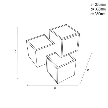 Dimmbare LED-Deckenleuchte LED/60W/230V 3000-6500K + Fernbedienung