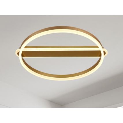 Dimmbare LED-Deckenleuchte LED/60W/230V 3000-6500K + Fernbedienung