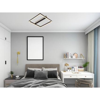 Dimmbare LED-Deckenleuchte LED/60W/230V 3000-6500K + Fernbedienung