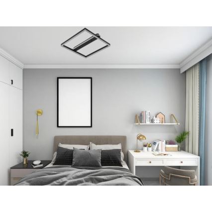 Dimmbare LED-Deckenleuchte LED/60W/230V 3000-6500K + Fernbedienung