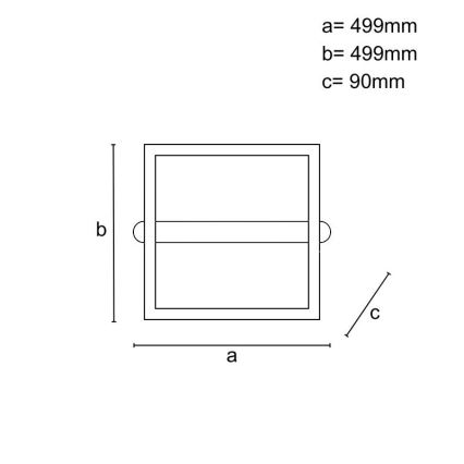Dimmbare LED-Deckenleuchte LED/60W/230V 3000-6500K + Fernbedienung