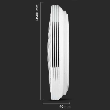 Dimmbare LED-Deckenleuchte LED/60W/230V 3000K/4000K/6500K + FB