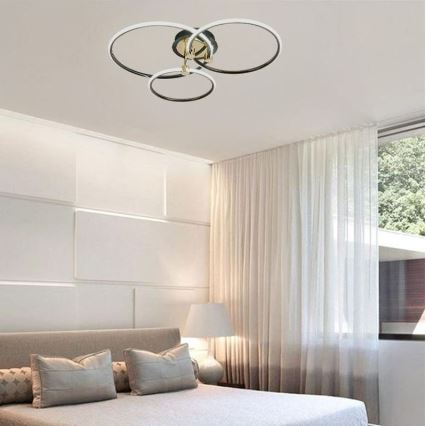 Dimmbare LED-Deckenleuchte LED/64W/230V 3000-6500K + Fernbedienung