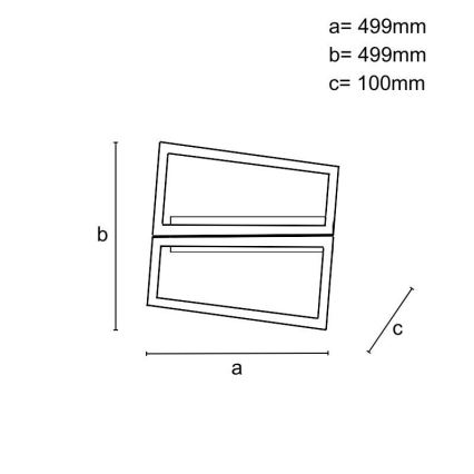 Dimmbare LED-Deckenleuchte LED/65W/230V 3000-6500K + Fernbedienung