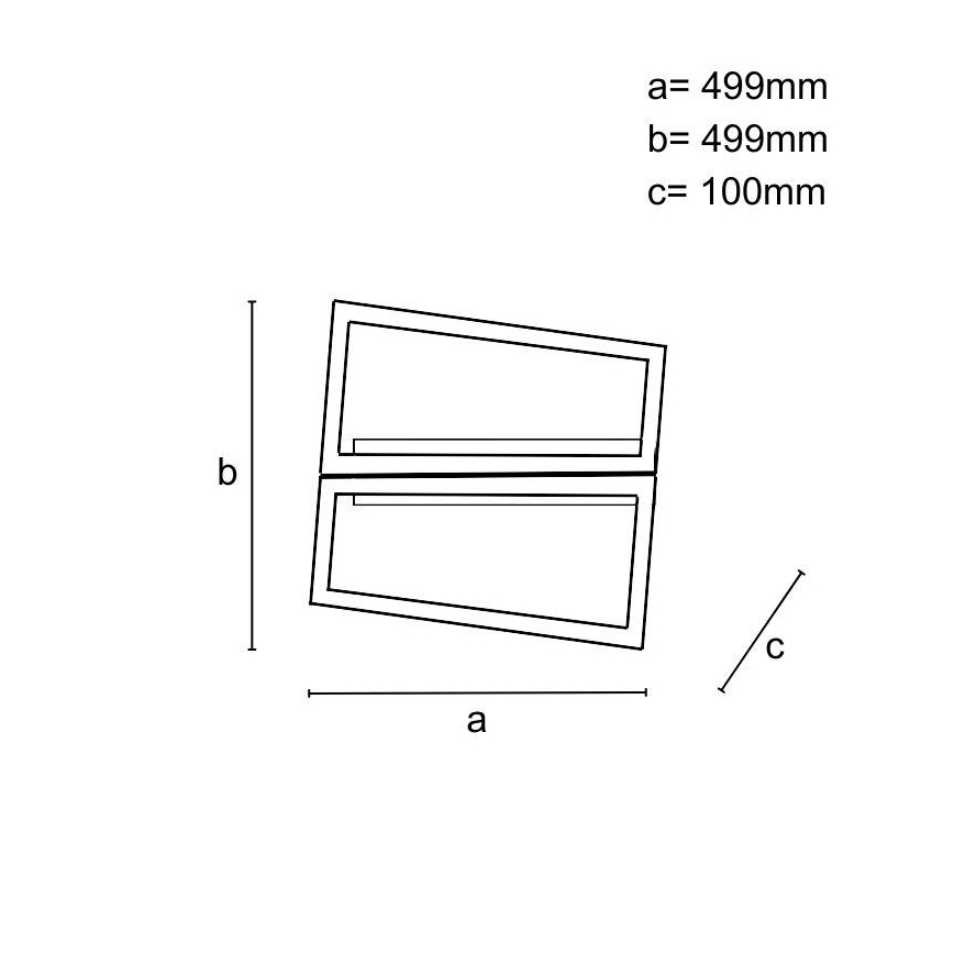 Dimmbare LED-Deckenleuchte LED/65W/230V 3000-6500K + Fernbedienung