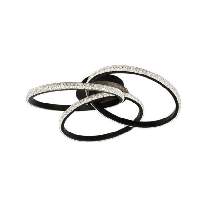 Dimmbare LED-Deckenleuchte LED/70W/230V 3000-6500K schwarz + Fernbedienung