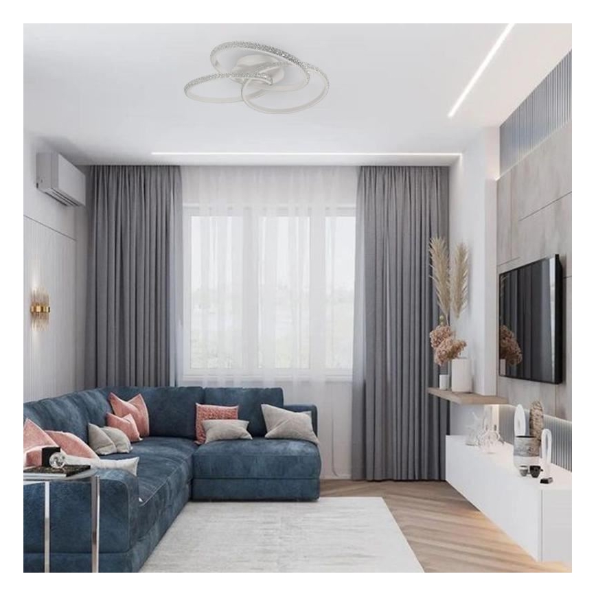 Dimmbare LED-Deckenleuchte LED/70W/230V 3000-6500K weiß + Fernbedienung