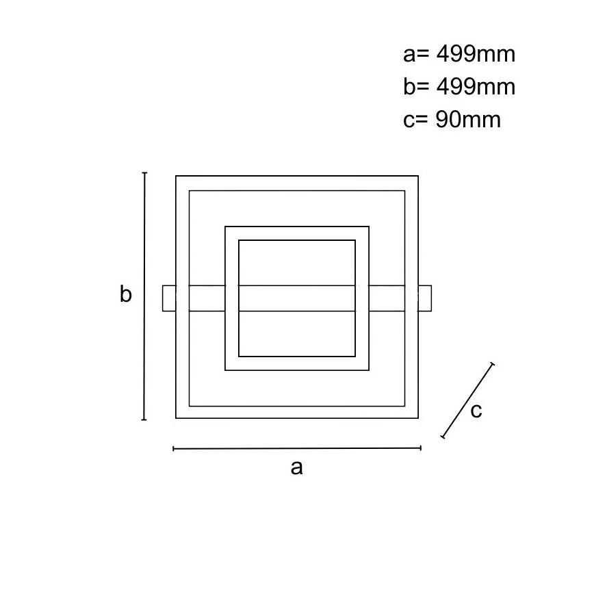 Dimmbare LED-Deckenleuchte LED/70W/230V 3000-6500K + Fernbedienung