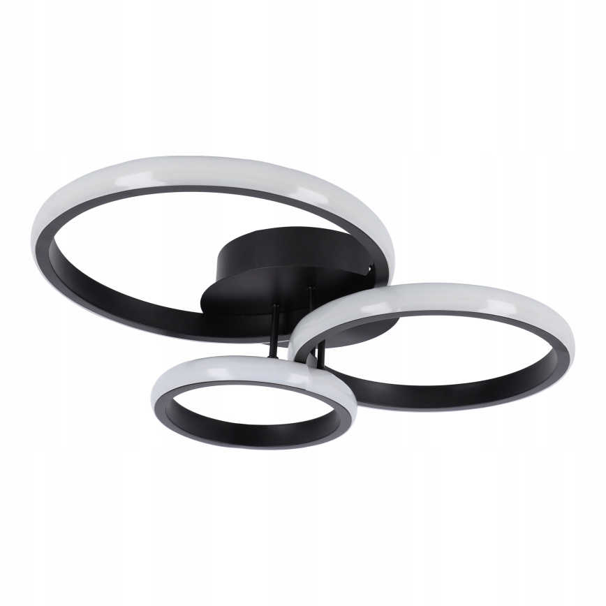 Dimmbare LED-Deckenleuchte LED/70W/230V 3000-6500K schwarz + Fernbedienung