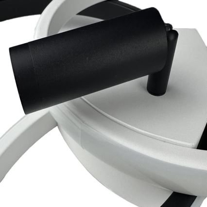 Dimmbare LED-Deckenleuchte LED/70W/230V 3000-6500K weiß/schwarz + Fernbedienung