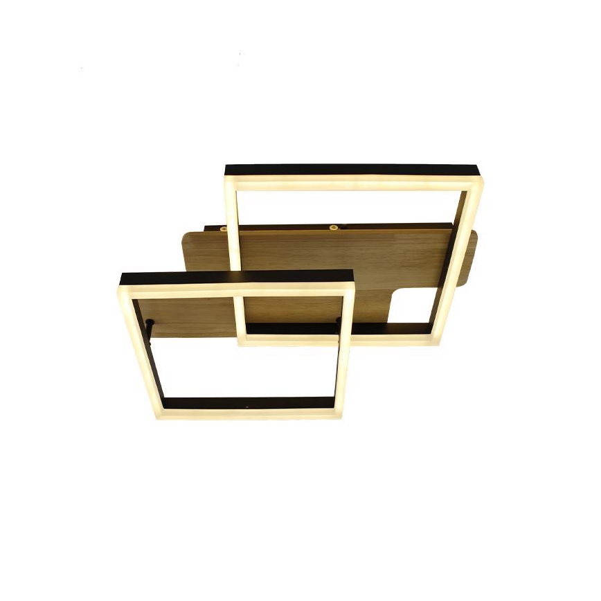 Dimmbare LED-Deckenleuchte LED/85W/230V 3000-6500K Eiche + Fernbedienung