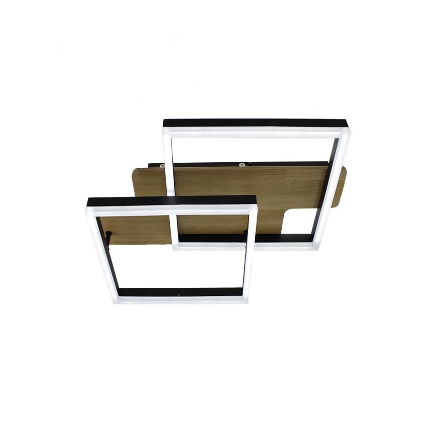 Dimmbare LED-Deckenleuchte LED/85W/230V 3000-6500K Eiche + Fernbedienung