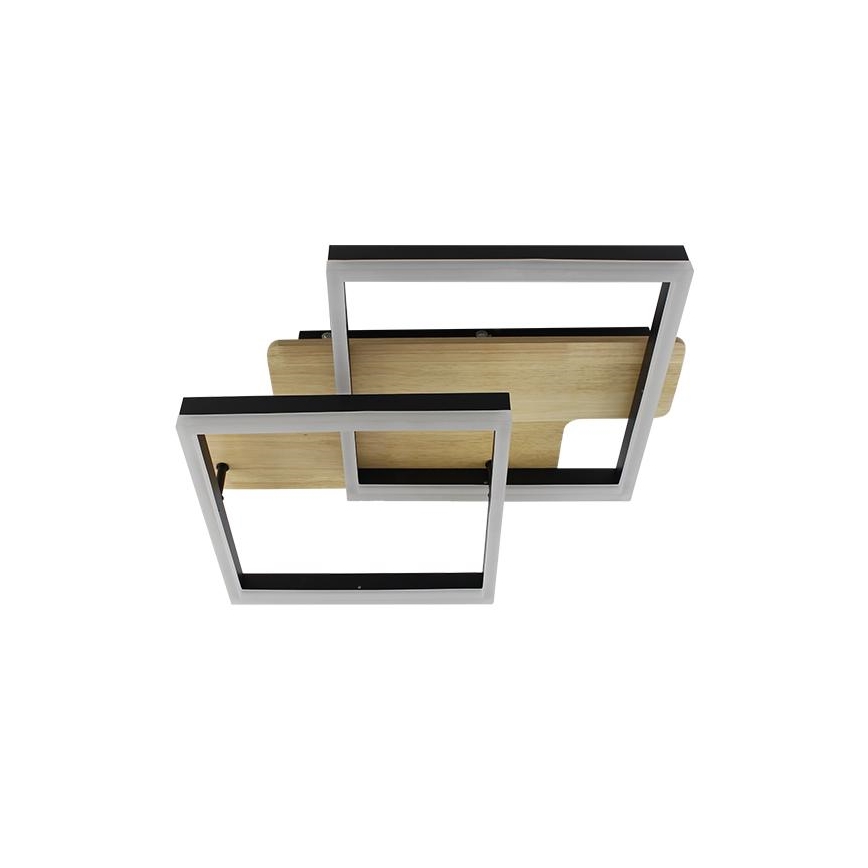 Dimmbare LED-Deckenleuchte LED/85W/230V 3000-6500K Eiche + Fernbedienung