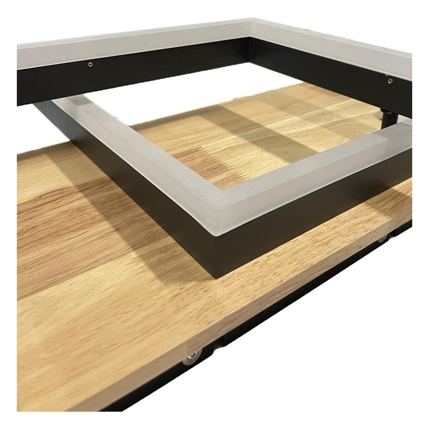 Dimmbare LED-Deckenleuchte LED/85W/230V 3000-6500K Eiche + Fernbedienung