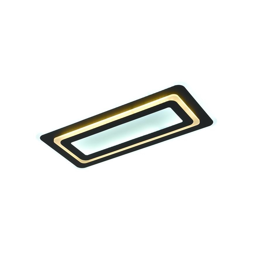 Dimmbare LED-Deckenleuchte LED/85W/230V 3000-6500K schwarz + Fernbedienung