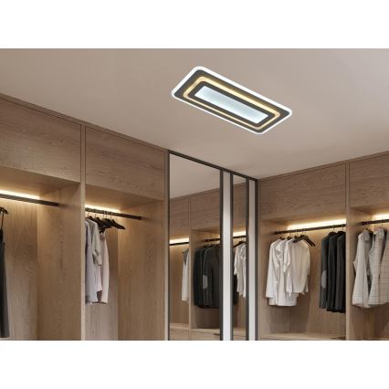 Dimmbare LED-Deckenleuchte LED/85W/230V 3000-6500K grau + Fernbedienung