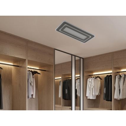 Dimmbare LED-Deckenleuchte LED/85W/230V 3000-6500K grau + Fernbedienung