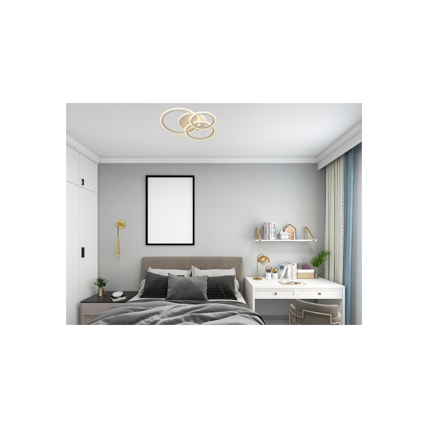 Dimmbare LED-Deckenleuchte LED/90W/230V 3000-6500K + Fernbedienung