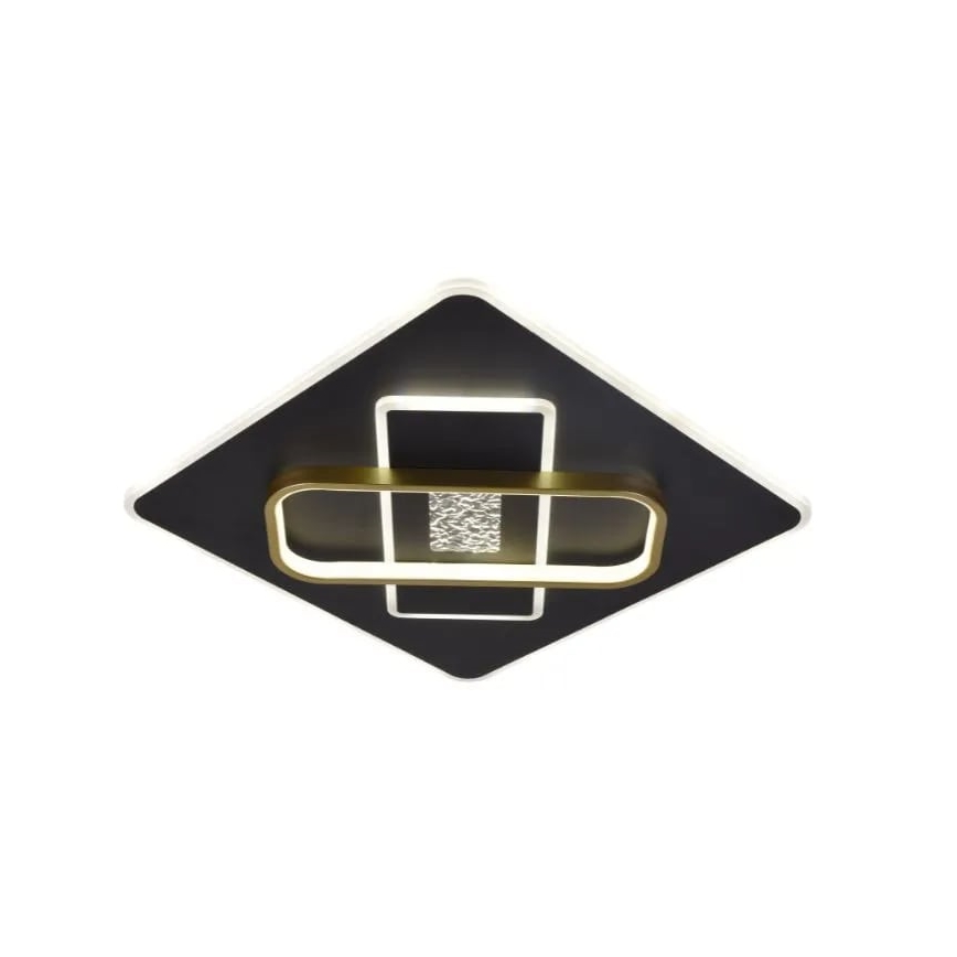 Dimmbare LED-Deckenleuchte LED/90W/230V 3000-6500K schwarz + Fernbedienung