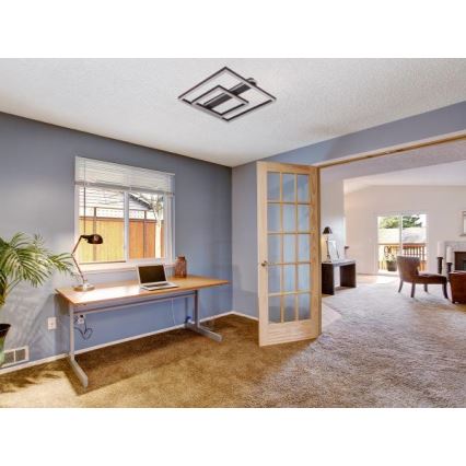 Dimmbare LED-Deckenleuchte LED/95W/230V 3000-6500K + Fernbedienung