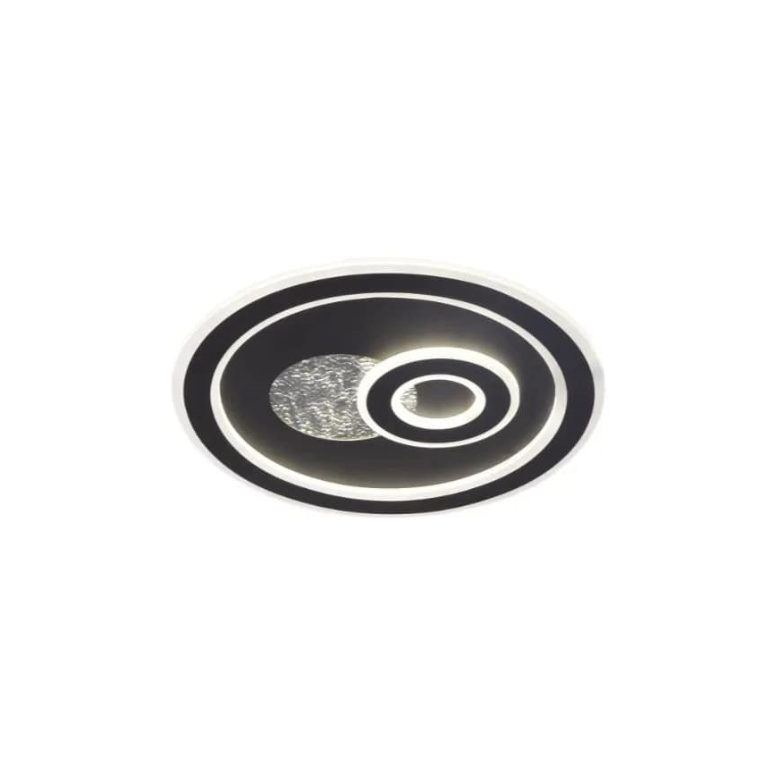 Dimmbare LED-Deckenleuchte LED/95W/230V 3000-6500K schwarz + Fernbedienung