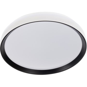 Dimmbare LED-Deckenleuchte LIXAN LED/47W/230V 3000-6500K Ø 38,6 cm Weiß/Schwarz + Fernbedienung