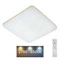 Dimmbare LED-Deckenleuchte MANA LED/36W/230V 2700-6500K 43x43 cm + Fernbedienung