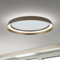 Dimmbare LED-Deckenleuchte MANTA LED/38W/230V 2700/3000/4000K d 45 cm braun
