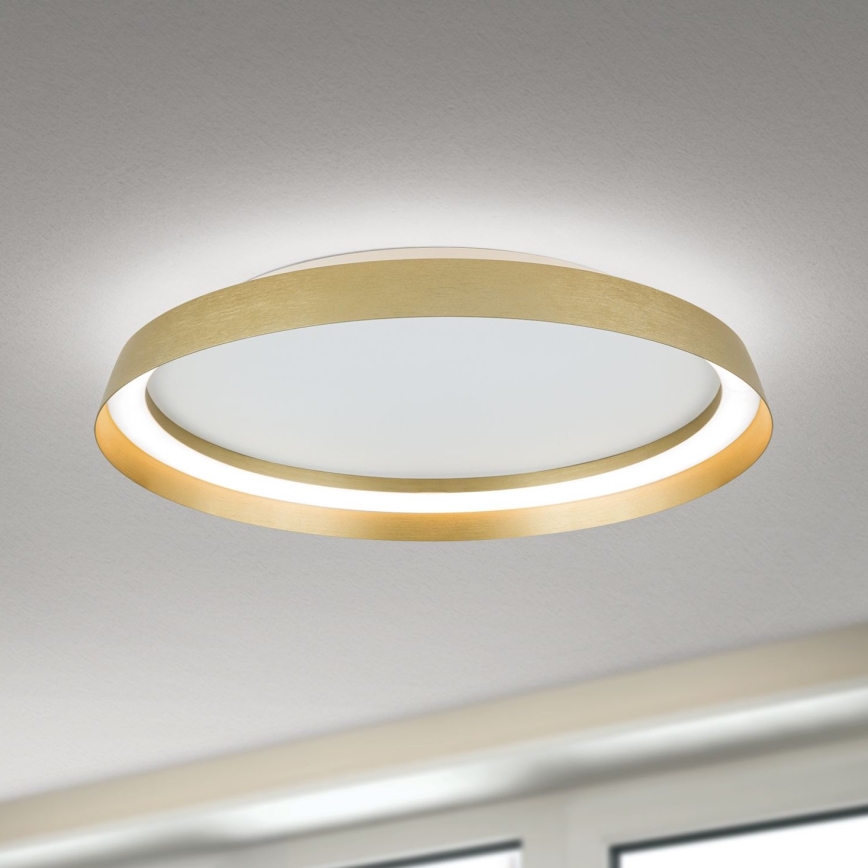 Dimmbare LED-Deckenleuchte MANTA LED/38W/230V 2700/3000/4000K d 45 cm golden