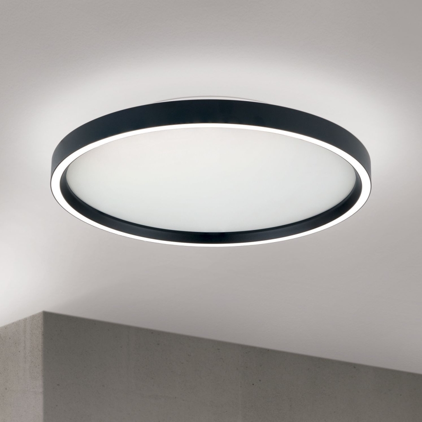Dimmbare LED-Deckenleuchte MASCA LED/36W/230V 2700/3350/4000K d 40 cm schwarz