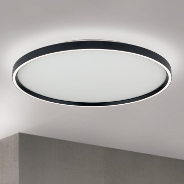 Dimmbare LED-Deckenleuchte MASCA LED/47W/230V 2700/3350/4000K d 60 cm schwarz