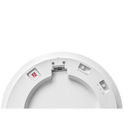 Dimmbare LED-Deckenleuchte mit Bewegungs- und Dämmerungssensor, 6/12/18 W, 230 V, Ø 23 cm