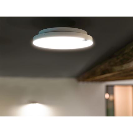 Dimmbare LED-Deckenleuchte mit Bewegungs- und Dämmerungssensor OLDA LED/6/12/18W/230V Ø 23 cm