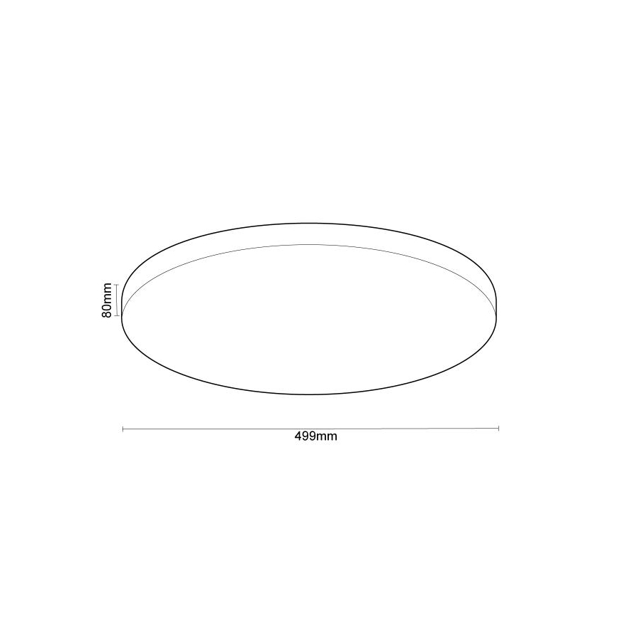 Dimmbare LED-Deckenleuchte mit Sprachsteuerung OPAL LED/48W/230V 2700-6500K weiß + Fernbedienung