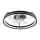 Dimmbare LED-Deckenleuchte mit Ventilator FARGO LED/37W/230V schwarz + Fernbedienung