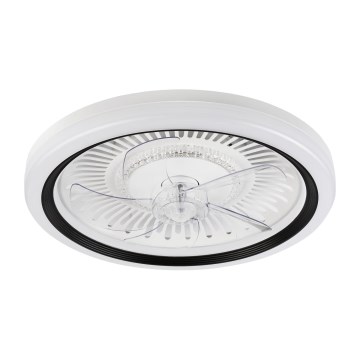 Dimmbare LED-Deckenleuchte mit Ventilator GEMMA LED/37W/230V weiß + Fernbedienung