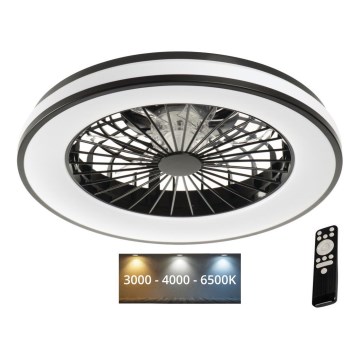 Dimmbare LED-Deckenleuchte mit Ventilator PLAVE LED/48W/230V 3000/4000/6500K + Fernbedienung