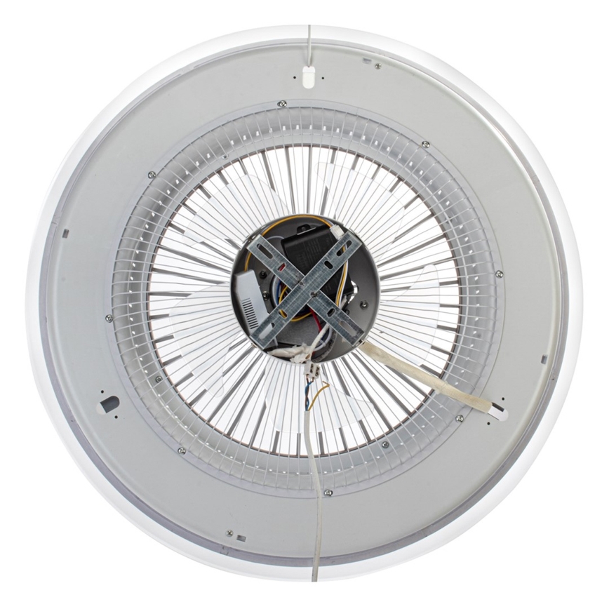 Dimmbare LED-Deckenleuchte mit Ventilator ZONDA LED/48W/230V 3000-6000K schwarz + Fernbedienung
