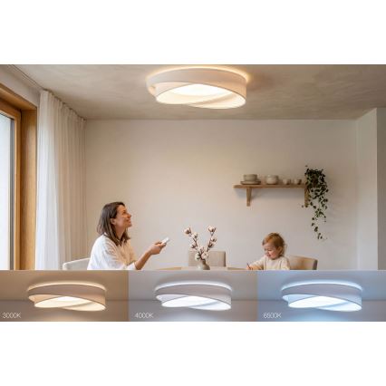 Dimmbare LED-Deckenleuchte SMART GALAXY MODERN LED/24W/230V 3000-6500K Ø 55 cm weiß + Fernbedienung