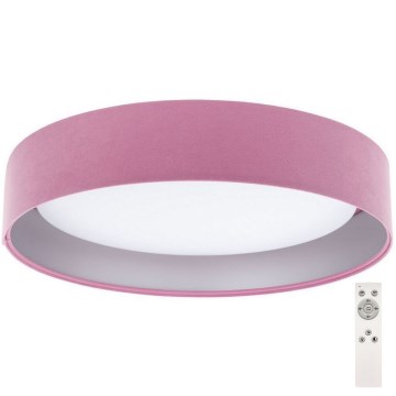 Dimmbare LED-Deckenleuchte SMART GALAXY LED/24W/230V pink/silbern 3000-6500K + Fernbedienung