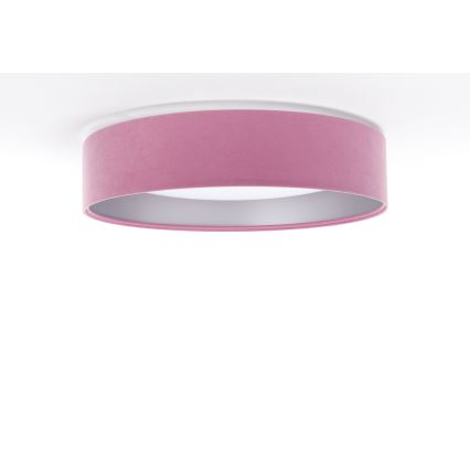 Dimmbare LED-Deckenleuchte SMART GALAXY LED/24W/230V pink/silbern 3000-6500K + Fernbedienung