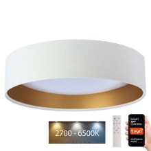 Dimmbare LED-Deckenleuchte SMART GALAXY LED/36W/230V d. 55 cm 2700-6500K Wi-Fi Tuya weiß/golden + Fernbedienung