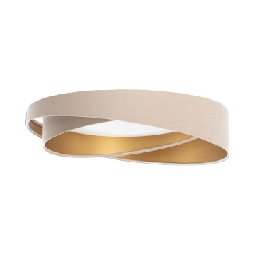 Dimmbare LED-Deckenleuchte SMART GALAXY MODERN LED/24W/230V 3000-6500K Ø 55 cm beige/gold + Fernbedienung