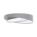 Dimmbare LED-Deckenleuchte SMART GALAXY MODERN LED/24W/230V 3000-6500K Ø 55 cm grau/weiß + Fernbedienung