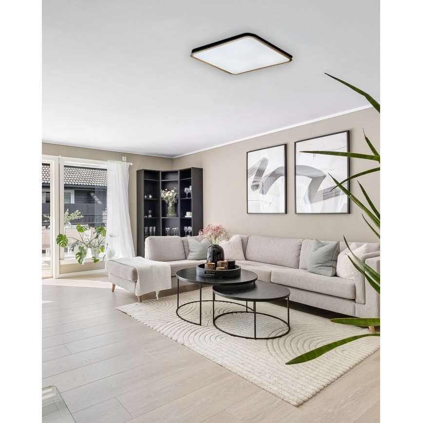 Dimmbare LED-Deckenleuchte UNA LED/60W/230V 2700-6500K 50x50 cm + Fernbedienung